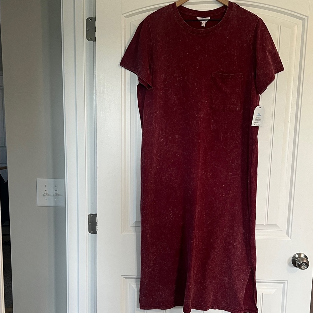Terra & Sky t shirt Maxi Dress XL